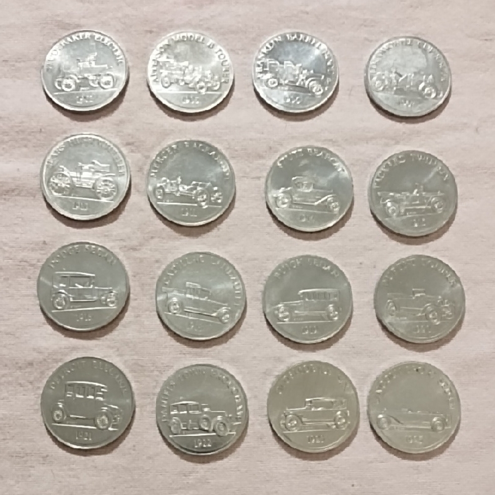 Sunoco DX Series 1 Vintage Car Collectible Coins